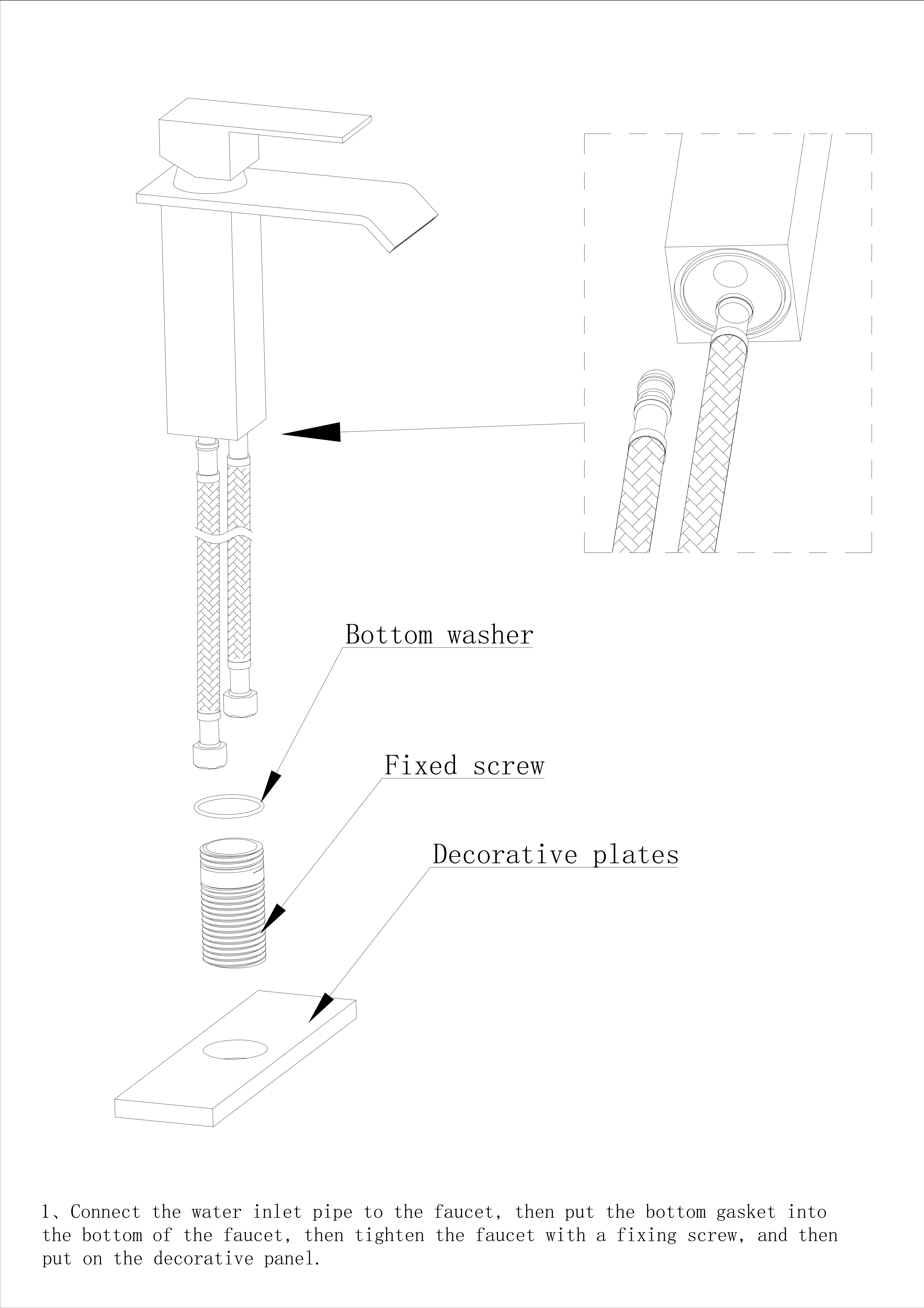 Basin Faucet Installation Details