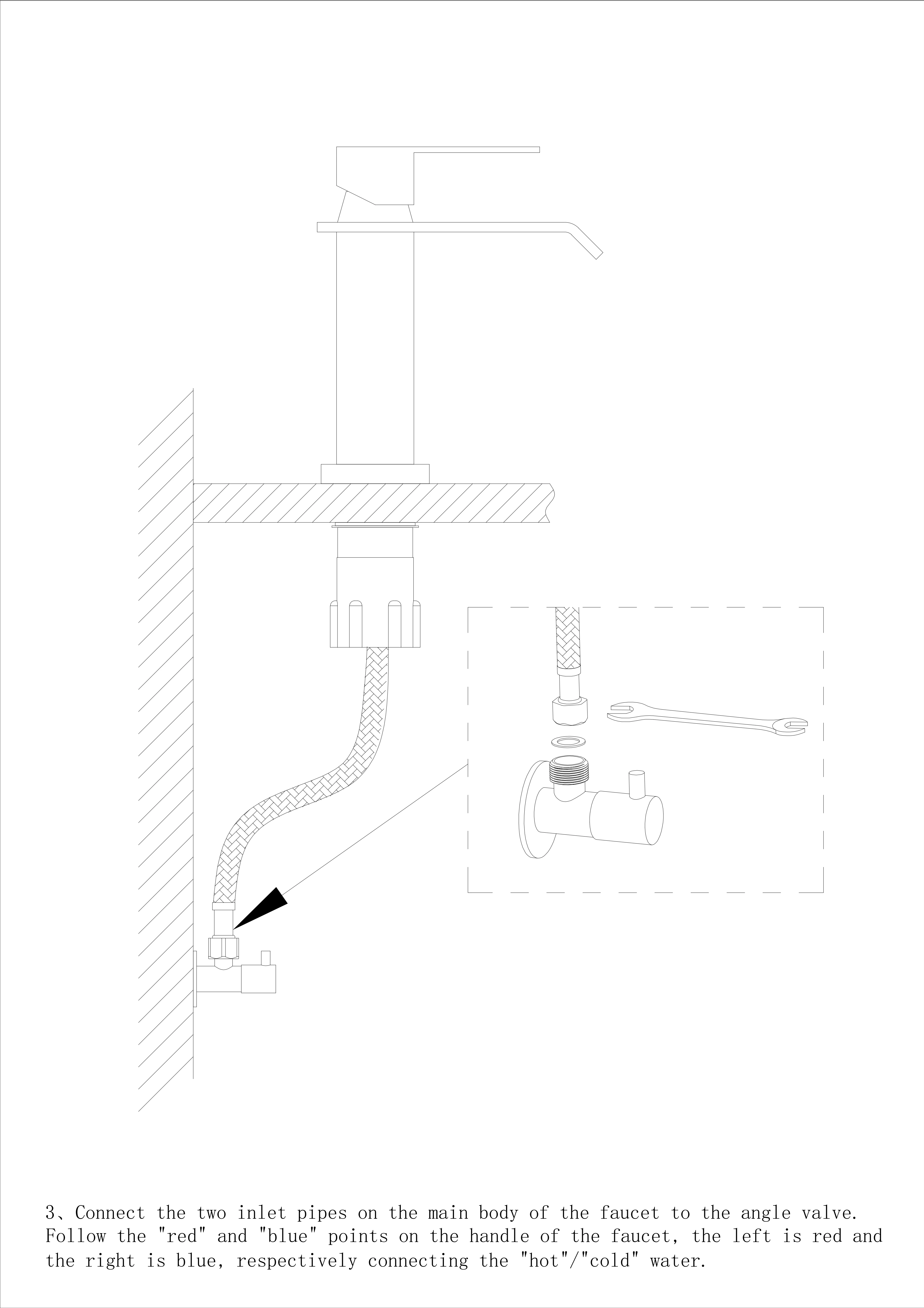 Basin Faucet Installation Details