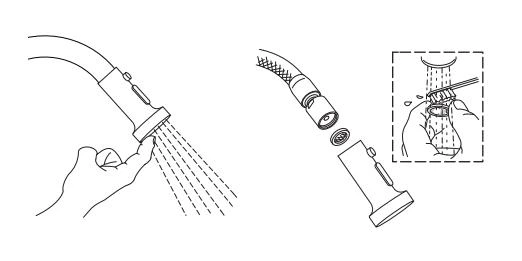 Pull Down Kitchen Sink Faucet Installation & Care Manual