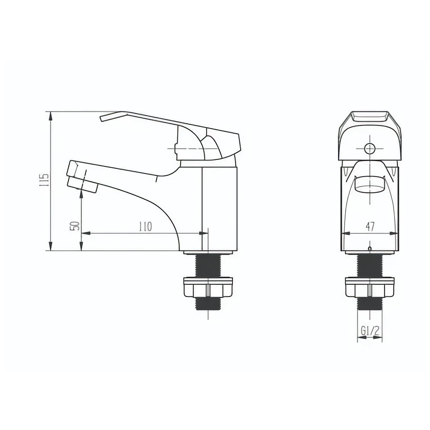 Brass Cold water faucet single cold taps