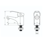 Brass Cold water faucet single cold taps