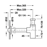 High Quality Brass Bottle Trap Siphon Manufacturer