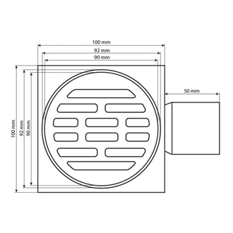 High-End Bathroom Drains with Bespoke Color Design