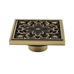 Brass Floor Drain for Modern Bathrooms - Customize Your Color Today