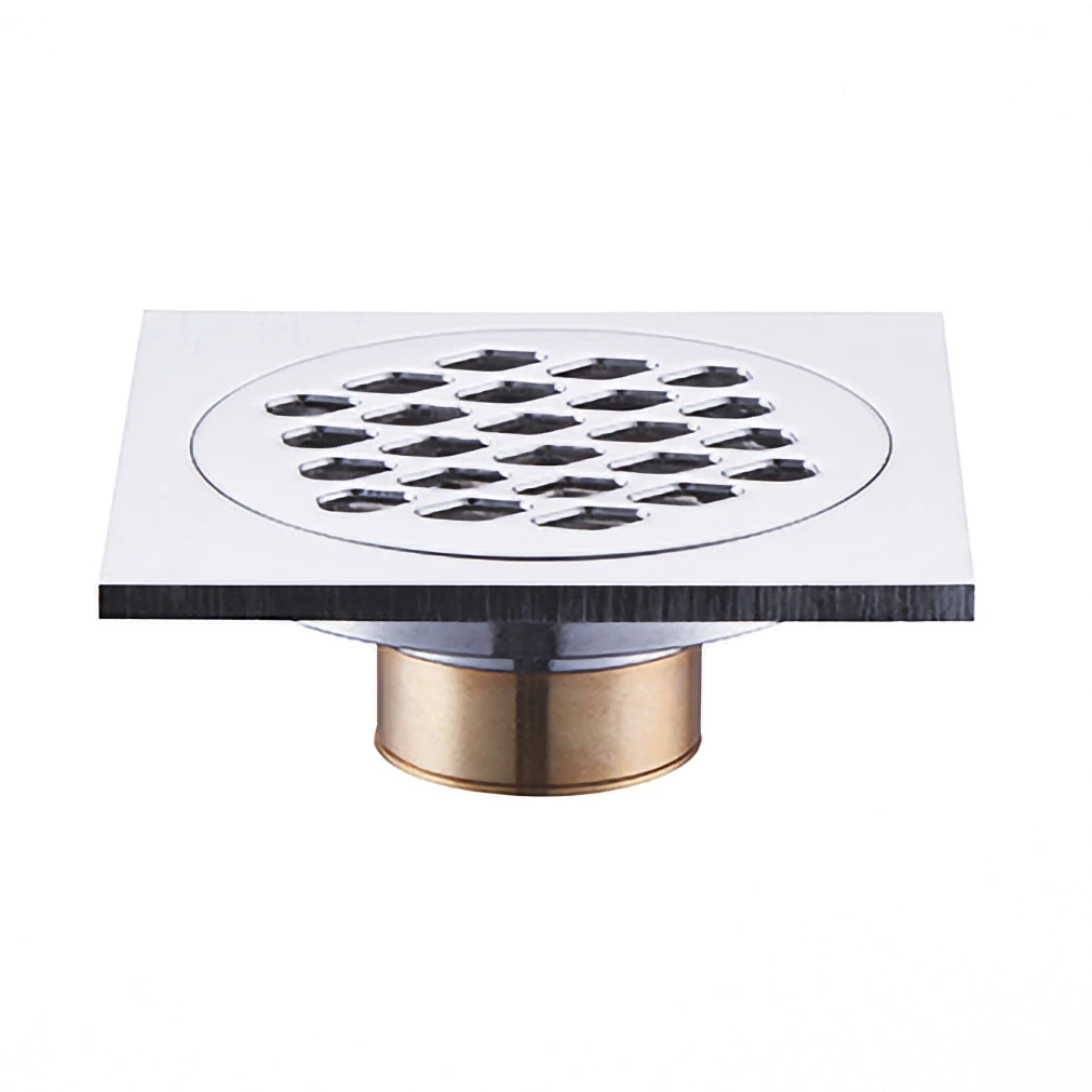 Brass Bathroom Floor Drain - Available in Custom Finishes