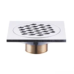 Brass Bathroom Floor Drain - Available in Custom Finishes