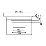 Top Rated Brass floor Drain with Wide Range of Custom Colors
