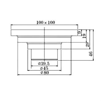 Bulk Order Brass Floor Drains with Color Matching Service