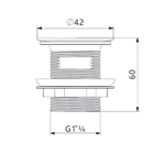Solid Brass Bathroom Sink Waste - choose Color Service for Wholesaler