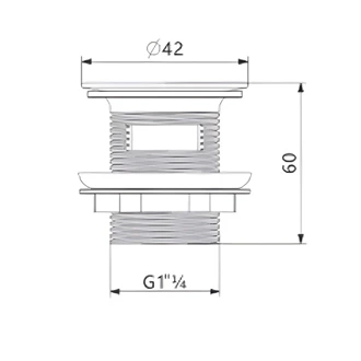 Solid Brass Bathroom Sink Waste - choose Color Service for Wholesaler