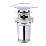 Click Clack Basin Waste in Solid Brass - Custom Color Manufacturing