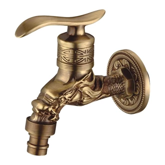 Brass Faucet Wall Mounted Bibcock Cold water faucet Garden faucet