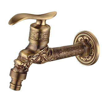 Brass Faucet Wall Mounted Bibcock Cold water faucet Garden faucet
