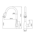 Corrosion-Resistant Pull-Down Faucet –  European wholesale of pull down kitchen taps