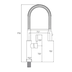 Europe Supplier: 304 Stainless Steel Pull Out Kitchen Faucet, Hot/Cold, Deck Mount