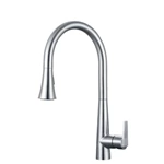 Stainless Steel Faucet with shower spout– Pull-Down Sprayer & Modern Design