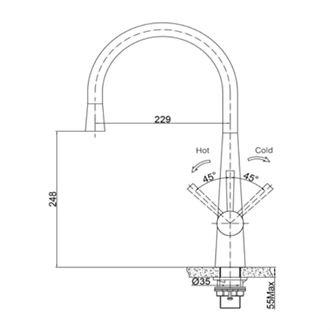 Stainless Steel Kicthen Faucet with Anti-Clog Sprayer – Deck Mounted & Durable Finish