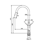 High-Efficiency Pull-Down Faucet – Stainless Steel & Low Lead Compliance kitchen faucet