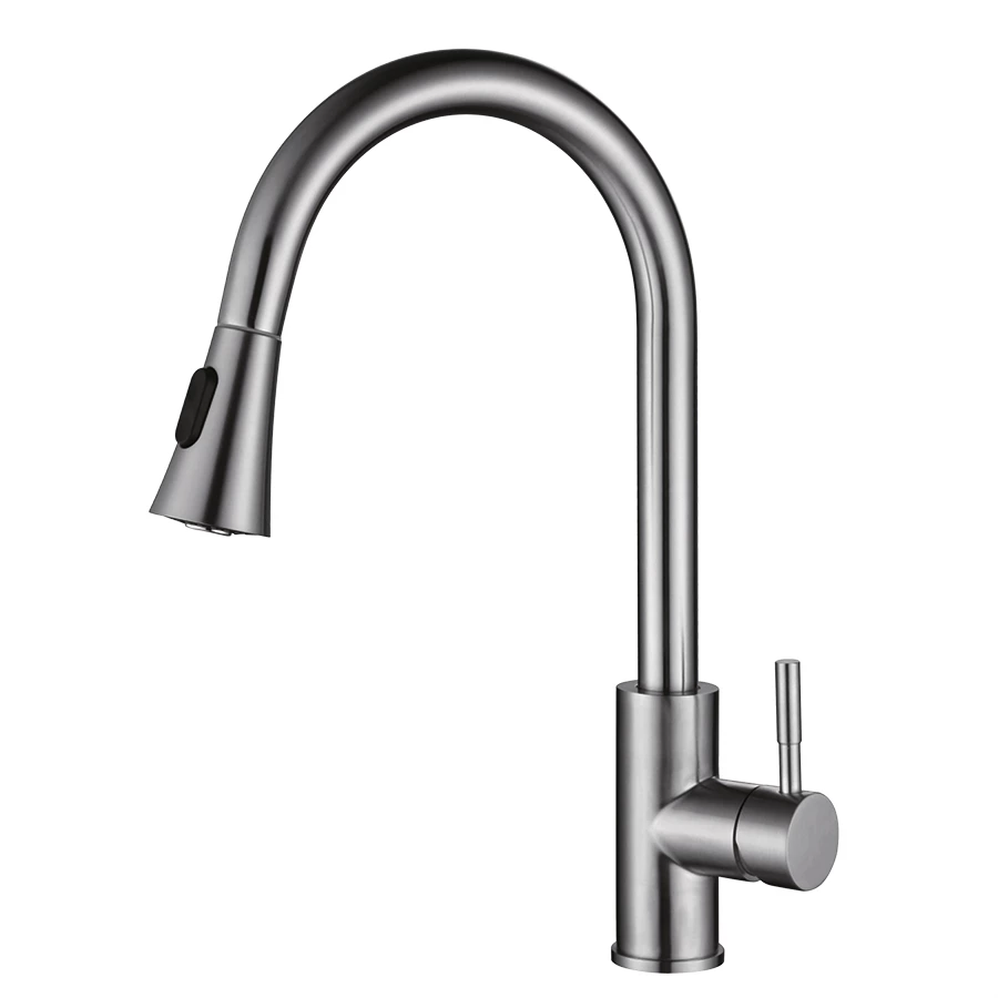 Stainless Steel Faucet with Quick-Connect Hose – Commercial Kitchen & Easy Installation kitchen faucet