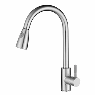 Stainless steel kitchen mixer tap Quick-Connect Hose taps Low Lead Compliance