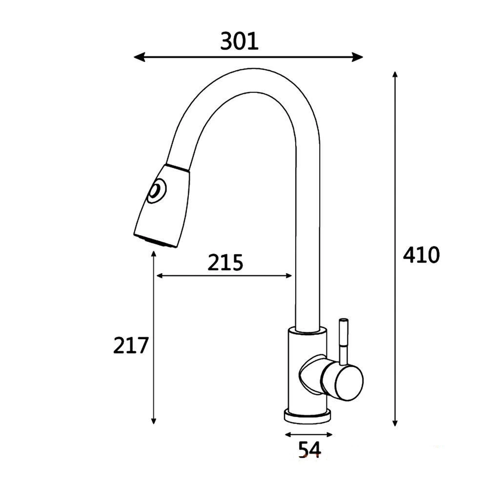 Stainless steel kitchen mixer tap Quick-Connect Hose taps Low Lead Compliance