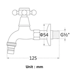 Brass Faucet Bibcock Cold water faucet washing machine tap price