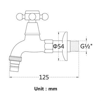 Brass Faucet Bibcock Cold water faucet washing machine tap price