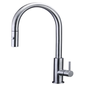 Stainless Steel Kitchen Faucet – Heavy-Duty Pull-Down Sprayer for Kitchen Sinks