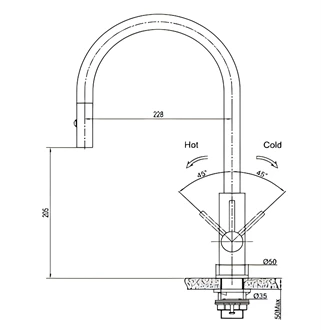 Stainless Steel Kitchen Faucet – Heavy-Duty Pull-Down Sprayer for Kitchen Sinks