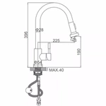 Corrosion-Resistant Stainless Steel Faucet – Deck Mounted & Easy-Install
