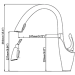 Single handle stainless steel pull down kitchen tap suppliers Europe