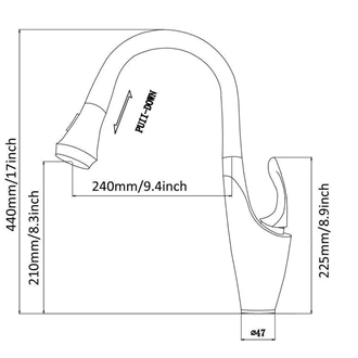 Stainless Steel Kitchen Faucet Heavy-Duty pull out kitchen taps