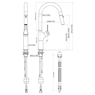 Stainless Steel kitchen Faucet for Heavy Use – Commercial Pull-Down Sprayer & Easy Maintenance