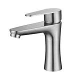 Durable Stainless Steel Deck Mount Bathroom Sink Faucet - Single Control