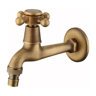 Brass Faucet Wall Mounted Bibcock washing machine water tap