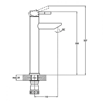 bathroom stainless steel faucet single lever bathroom faucet