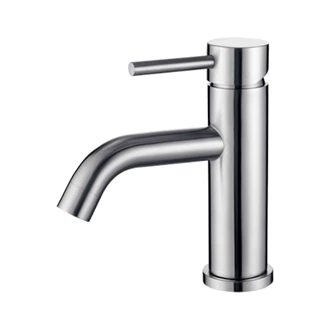 High-End Stainless Steel Deck Mounted Sink Faucet - Single Hole Design