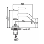 High-End Stainless Steel Deck Mounted Sink Faucet - Single Hole Design
