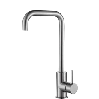 B2B suppliers of brushed stainless steel kitchen faucets deck mounted
