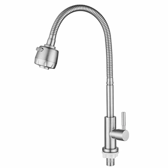 Single Lever Cold Water Kitchen Tap with Ceramic Valve