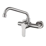 Premium Stainless Steel Pull Out Kitchen Faucet, Wall Mounted - Wholesale Pricing Europe