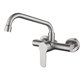 Premium Stainless Steel Pull Out Kitchen Faucet, Wall Mounted - Wholesale Pricing Europe
