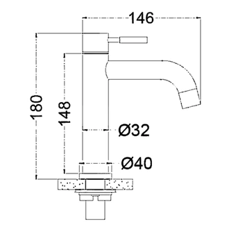 Stianless steel tap Cold water basin faucet bathroom taps
