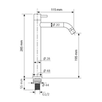 Cold water basin faucet Stianless steel taps mixer tap