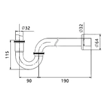 P-Trap for Bathroom Sinks - Bulk Purchase Europe