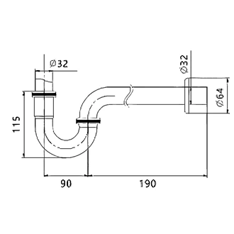 P-Trap for Bathroom Sinks - Bulk Purchase Europe
