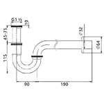 European Standard Brass P-Trap -Certified Quality directly from factory