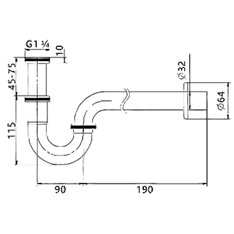 European Standard Brass P-Trap -Certified Quality directly from factory