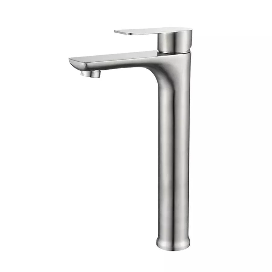 Stainless Steel Bathroom Faucet - Deck Mounted Single Lever