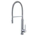 Bulk Purchase: Hot Cold Mixer Tap with Pull Out Spray & Spring, Deck Mounted Steel